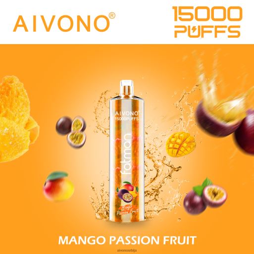 манго маракуја Aivono FATMAN 15000 TRJBJ19 | Aivono Vape Review